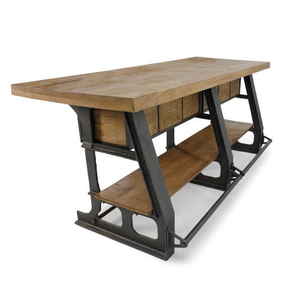 080052 Прямоугольный стол с ящиками Francisco Segarra Nicole Santreyd