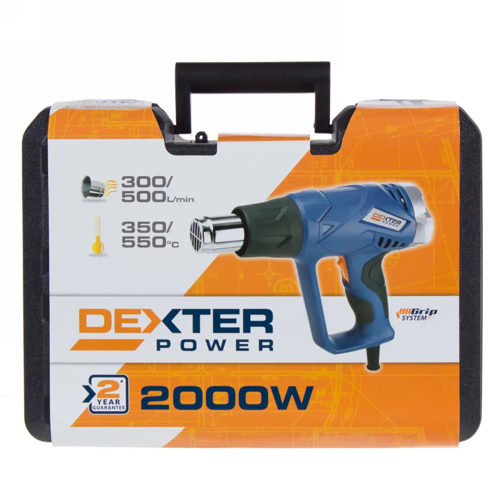 Фен технический Dexter, 2000 Вт DEXTER POWER STLM-2006210 - Вид №4