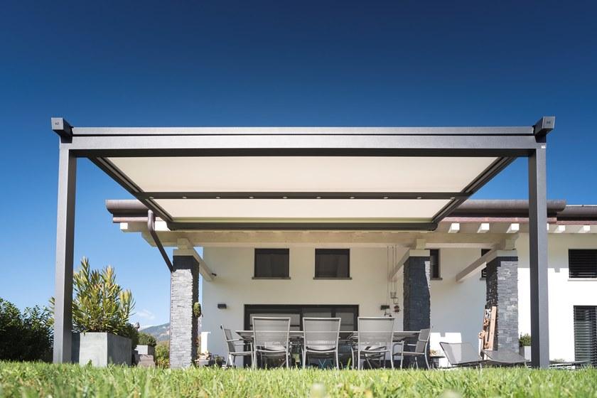 KE Outdoor Design Пергола с моторизованным тканевым чехлом Gennius sun-id-1465922 - Вид №2