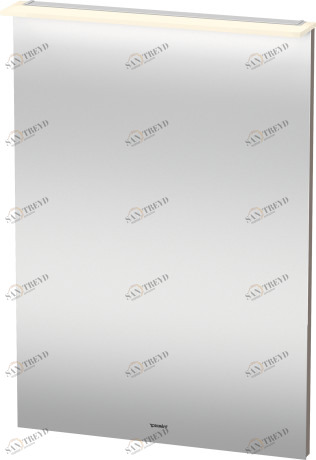 XL749204343 Зеркало с подсветкой X-Large #XL7492 600 x 36/105 мм Базальт матовый, декор Duravit