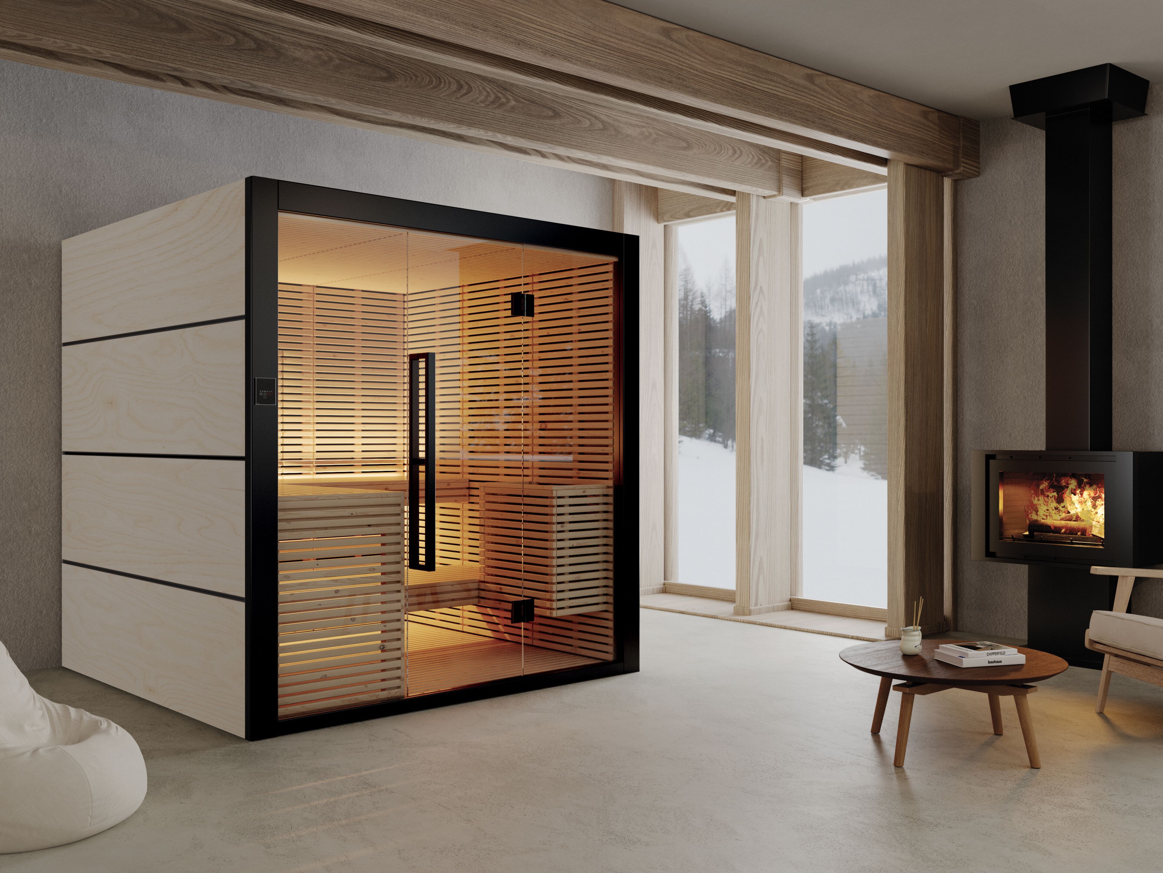 Финская сауна с хромотерапией Kinedo NEXT LEVEL DUAL ARCH-00038394