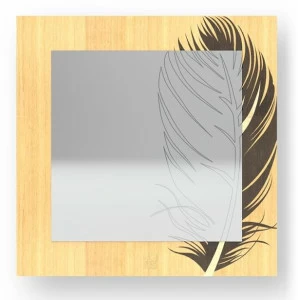 LIGNIS® Квадратное настенное зеркало Dolcevita nature 12.053
