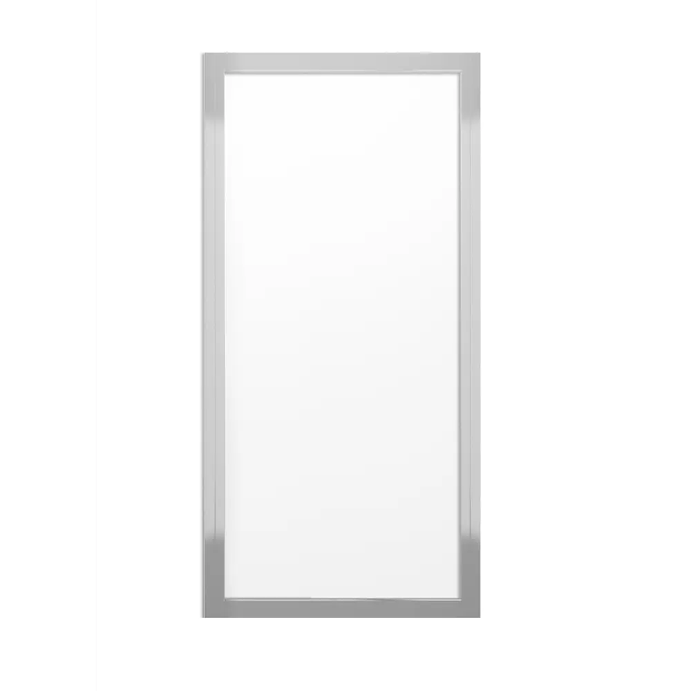 Шторка на ванну Метакам 80x140 см прозрачное стекло профиль хром Ширма на ванну прозрачная STLM-2172773