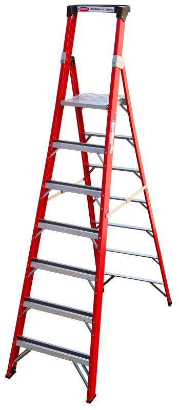 Стремянка стеклопластиковая с органайзером FGP 207