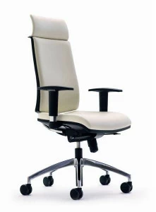 Ares Line Регулируемое по высоте кресло руководителя из ткани с высокой спинкой Zero7 family