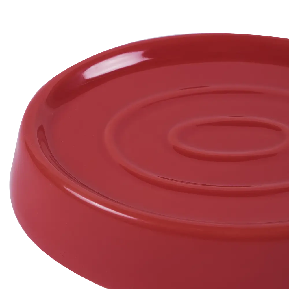 Мыльница Veta овальная, керамика, цвет алый АКВАДЕКОР STLM-2102992 - Вид №1