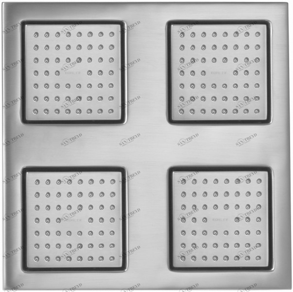 E8030-CP Квадратный верхний душ Jacobdelafon WATERTILE Santreyd