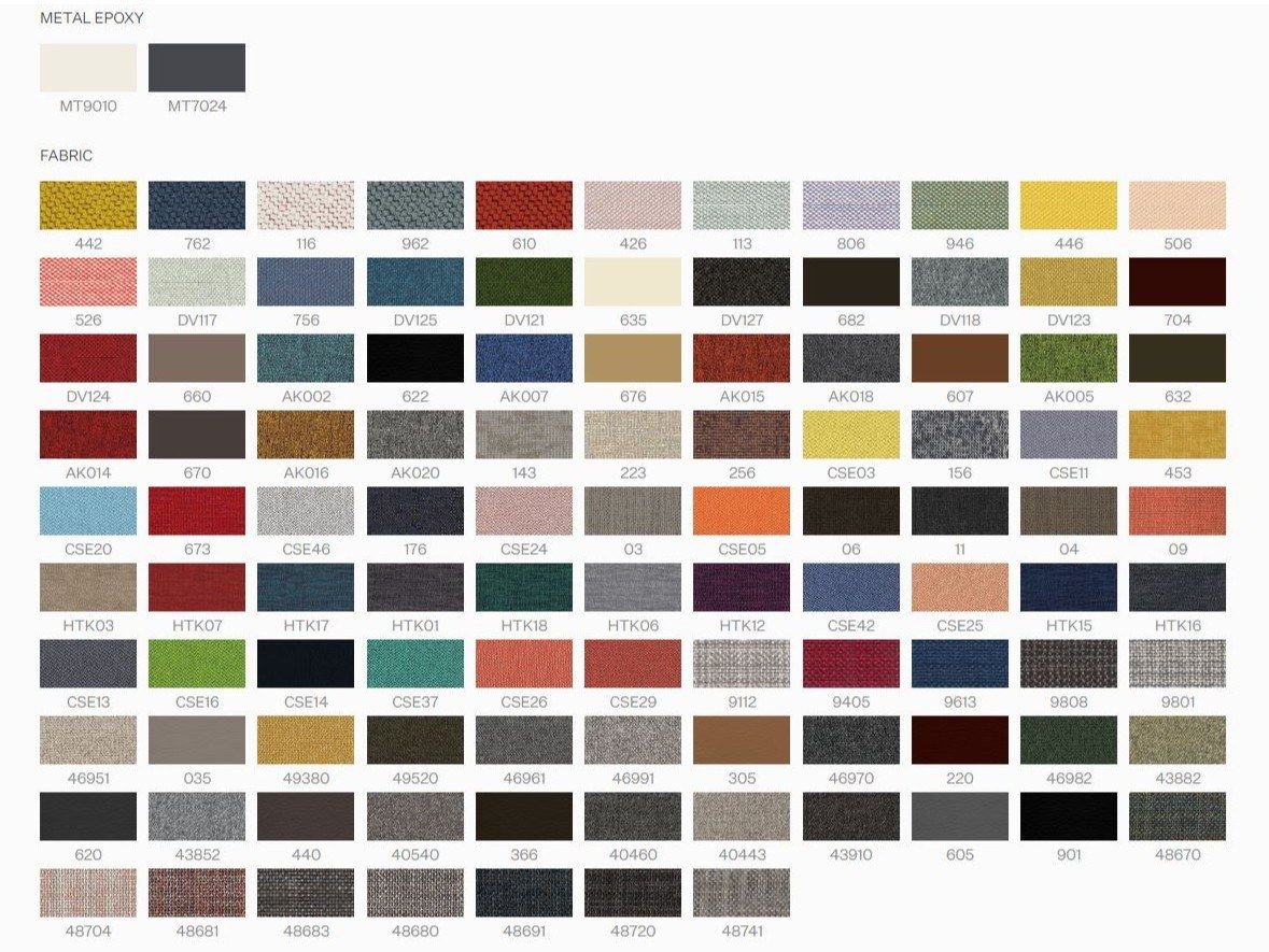 5 спиц подлокотник ткань регулируемая высота операционный стул офис Ersa Premier ARCH-00041723 - Вид №3