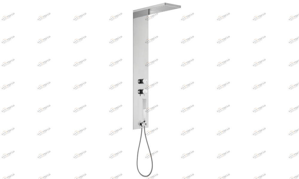 L00928 Душевая колонна MANHATTAN PANEL FLAT 3 - Monocomando BOSSINI 