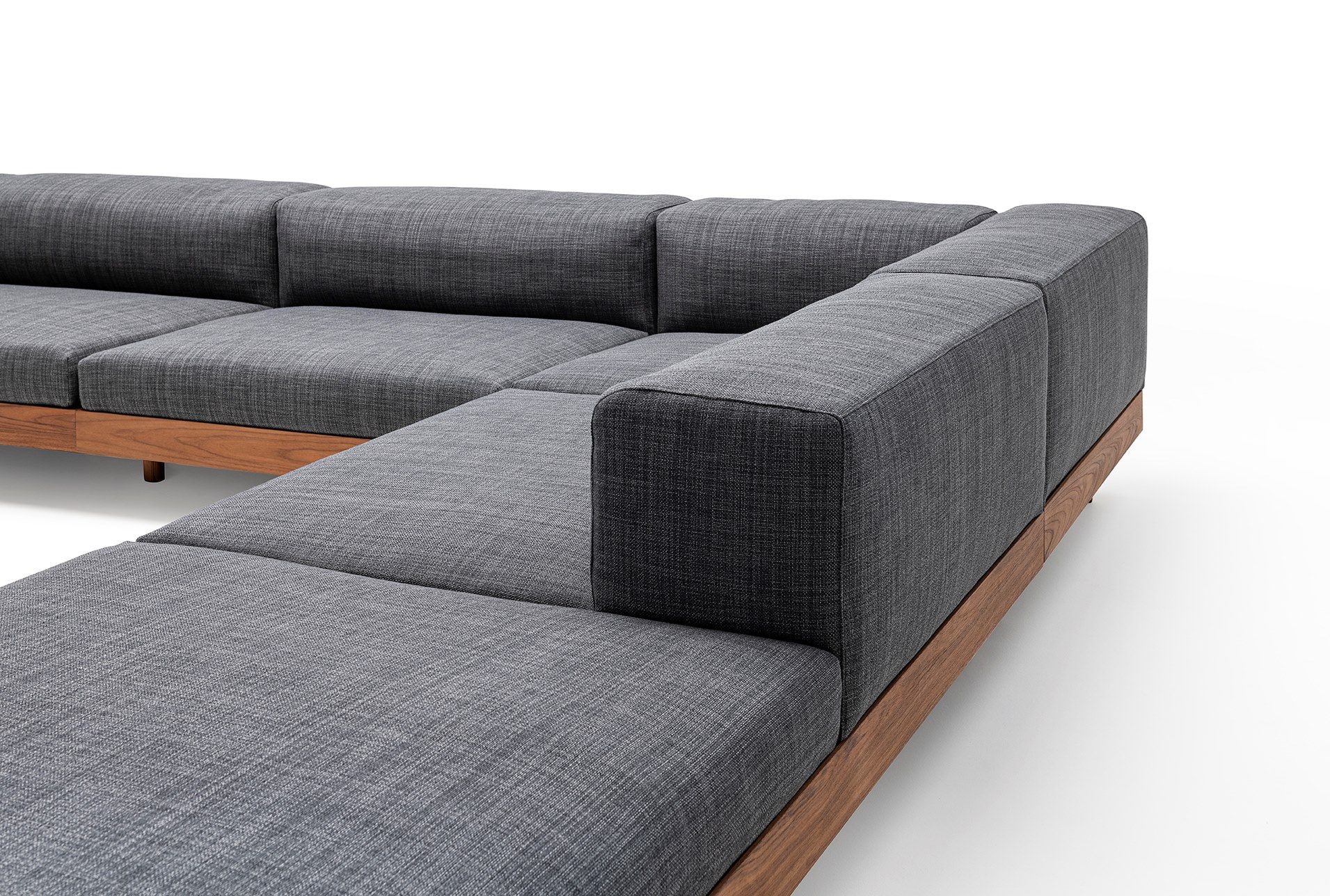 Сад диван из массива тикового дерева и ткани Living Divani Kasbah ARCH-00029400 - Вид №5