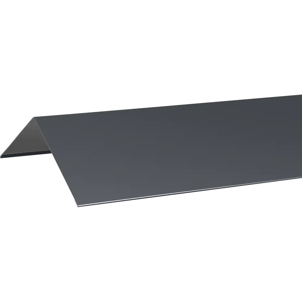 Конек плоский 146x146 2 м 0.4 мм цвет RAL 7024 серый Santreyd STLM-2114257