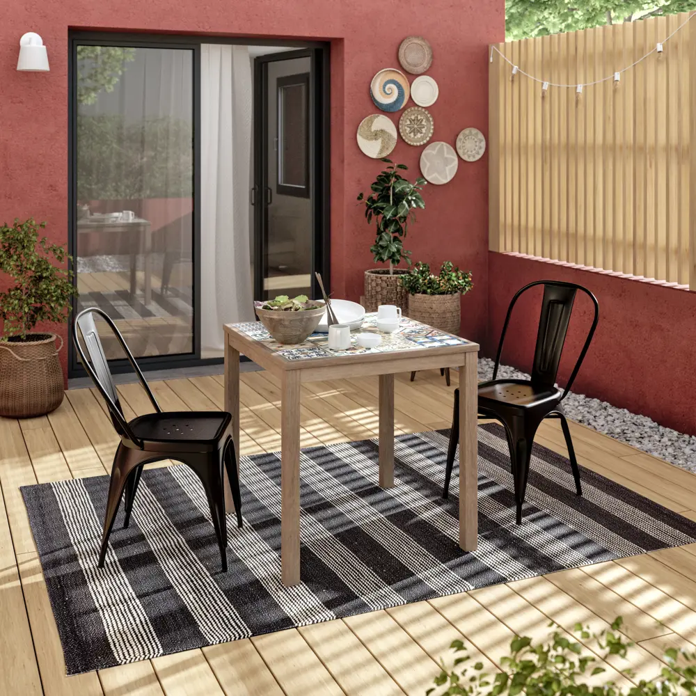 Стул садовый Soho 440x840x534 мм, металл, цвет антрацит Santreyd STLM-2052301 - Вид №9