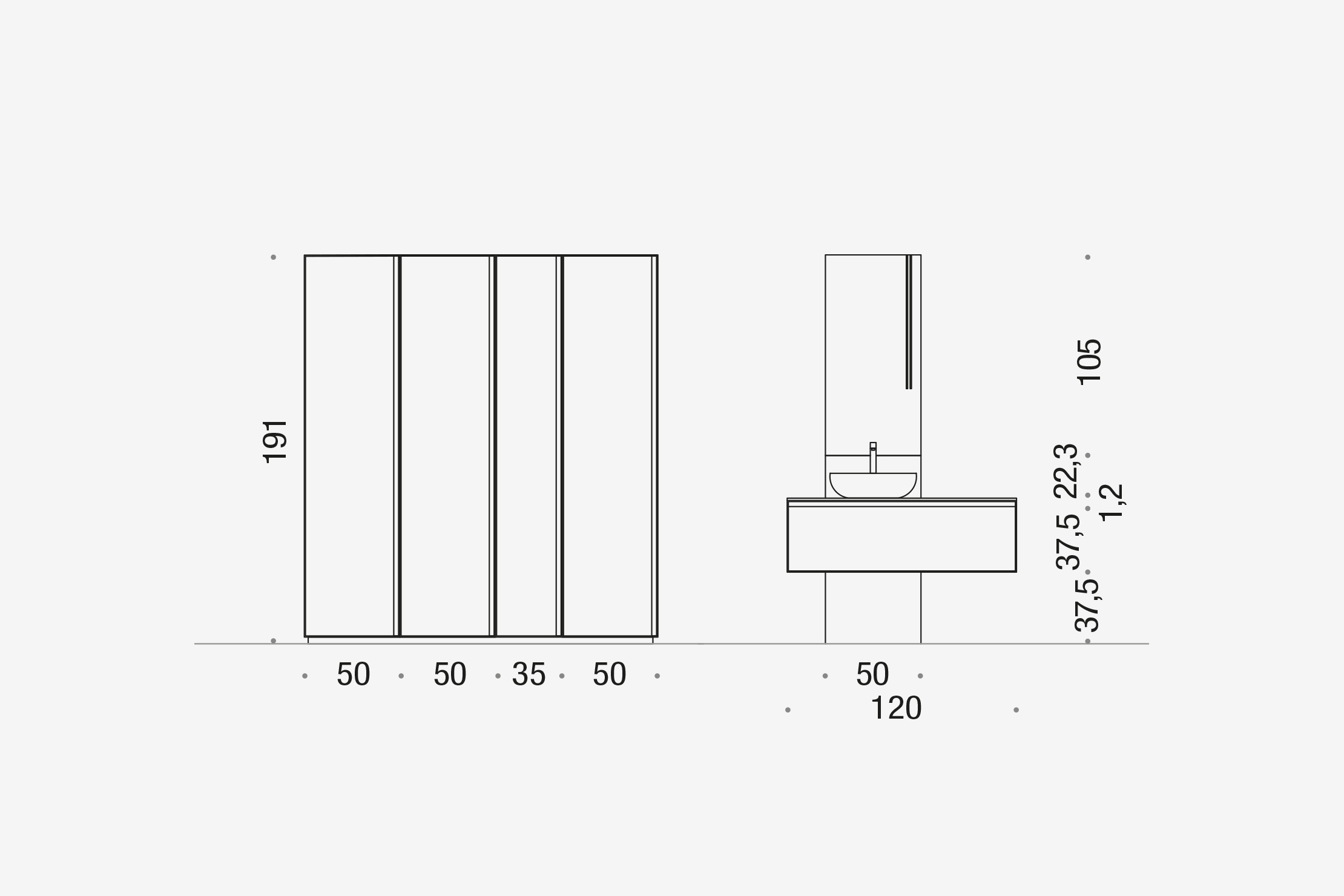 Комплект мебели 02 Arcom Shape STARC123 - Вид №4