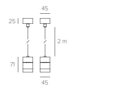 Алюминиевый светодиодный подвесной светильник с диффузором Letroh поверхность ARCH-00080612 - Вид №3