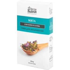 Трава для запаривания Доктор Баня Мята