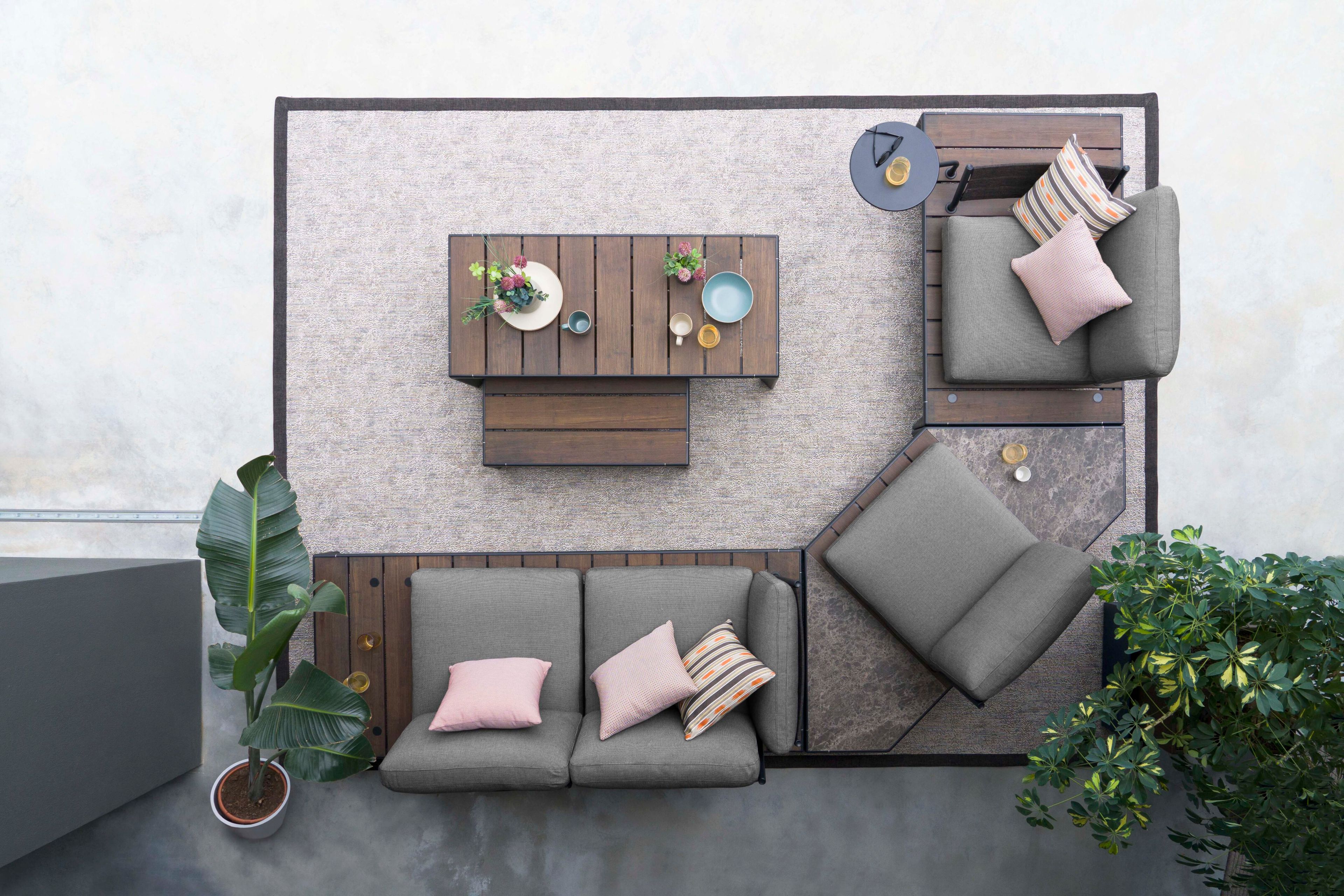 Тканевое мягкое угловое садовое кресло emu Tami ARCH-00104617 - Вид №5