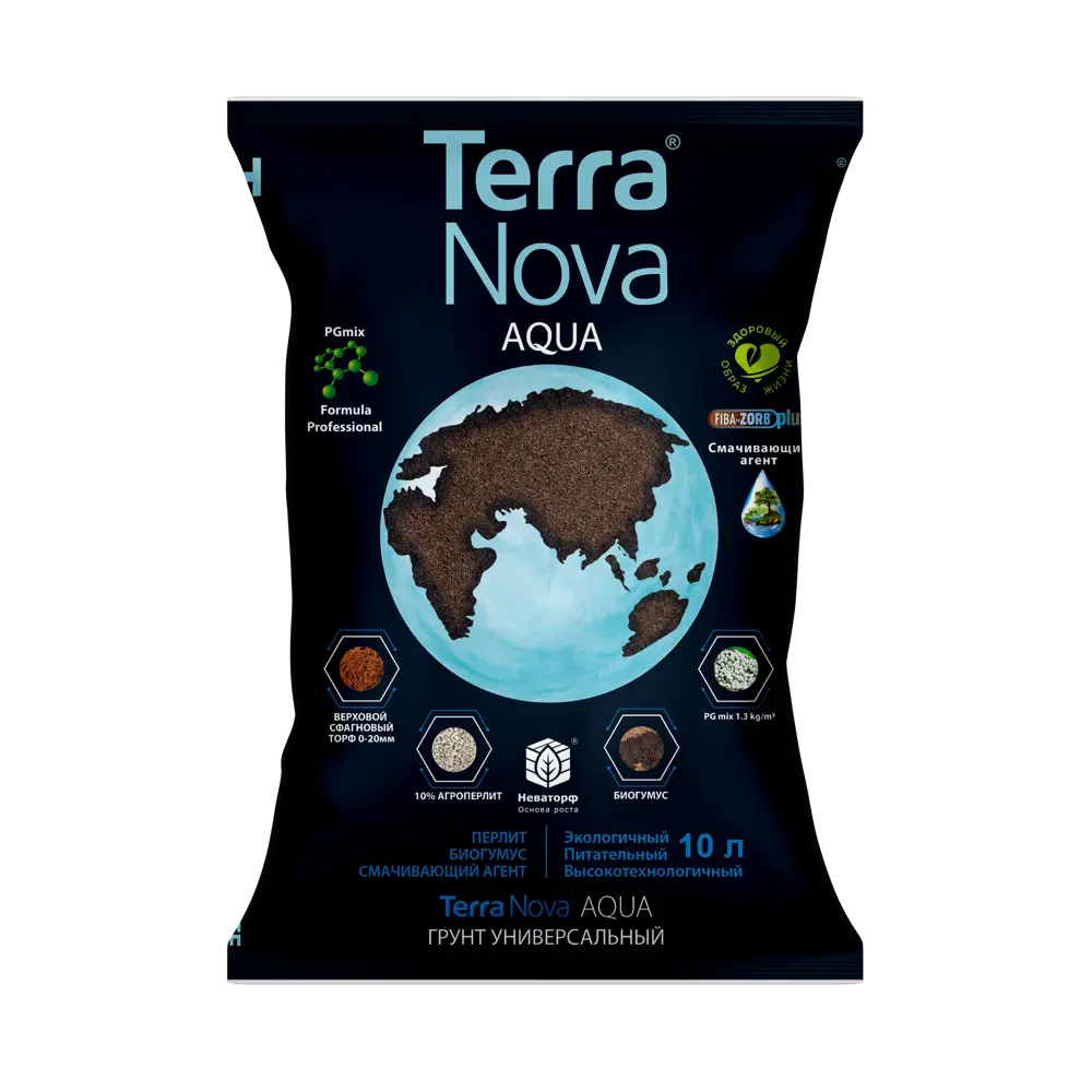 Грунт Terra Nova Аква универсальный 10 л TERRA VITA STLM-2208516