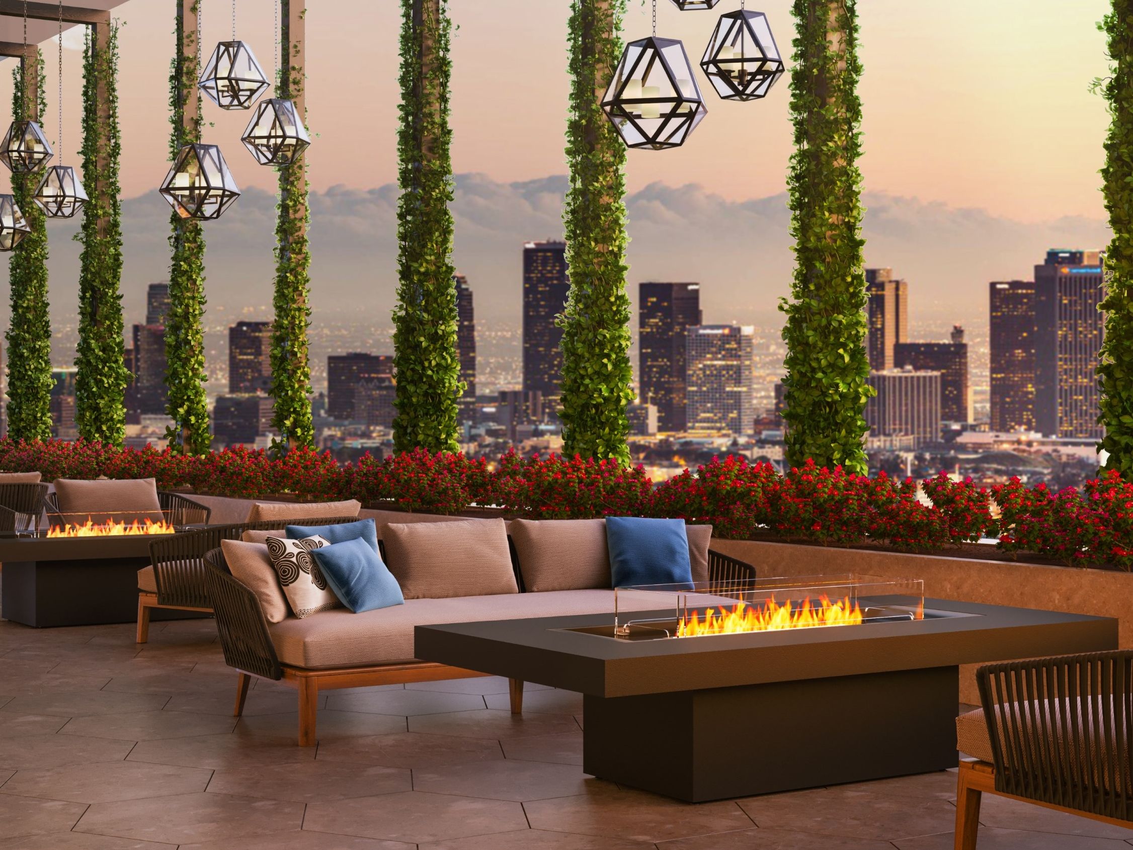 Отдельно стоящий камин на биоэтаноле или газе EcoSmart Fire Каминные столы ARCH-00055432