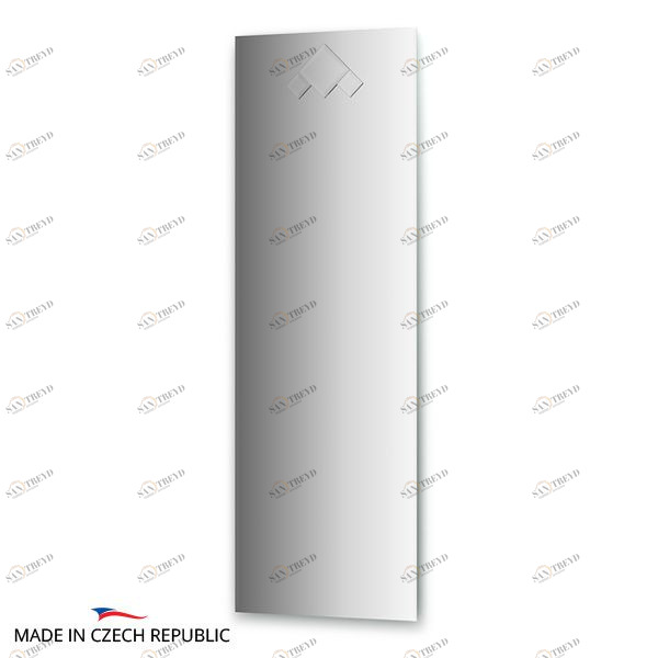 Зеркало с фацетом 10 mm с зеркальными декоративными элементами ELLUX CZ 0821