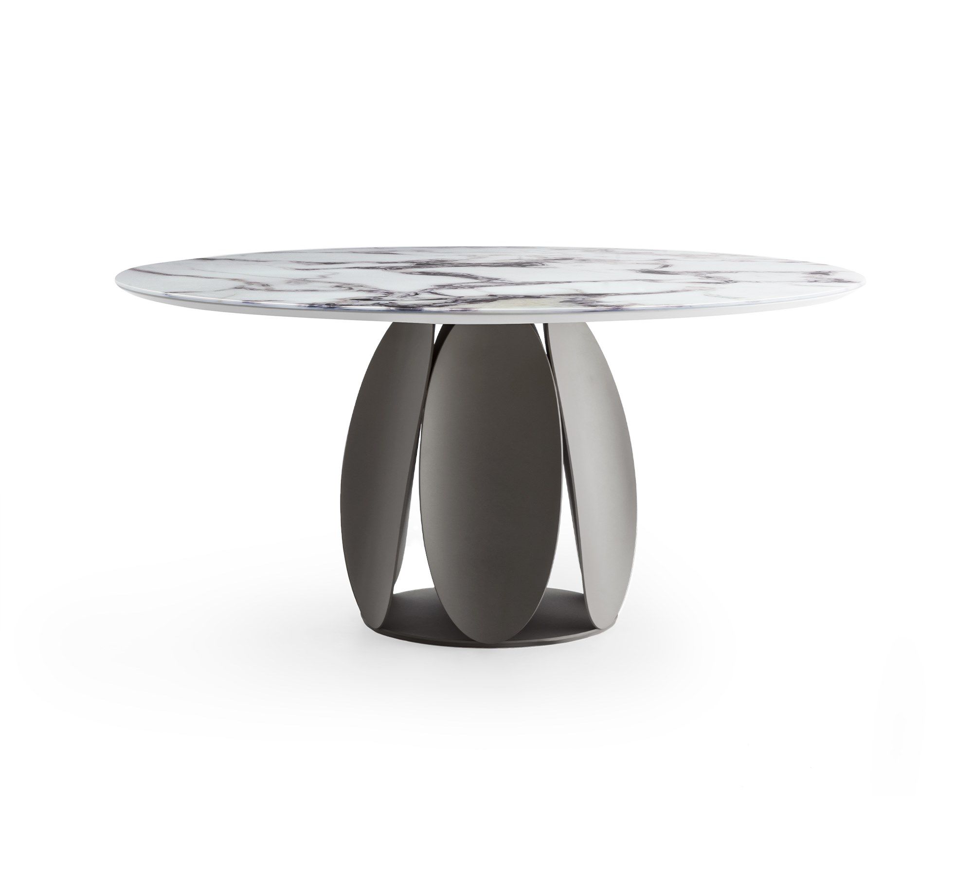 Стол с закаленным стеклом и металлическим основанием Morica Design Высокая мода ARCH-00040703 - Вид №4