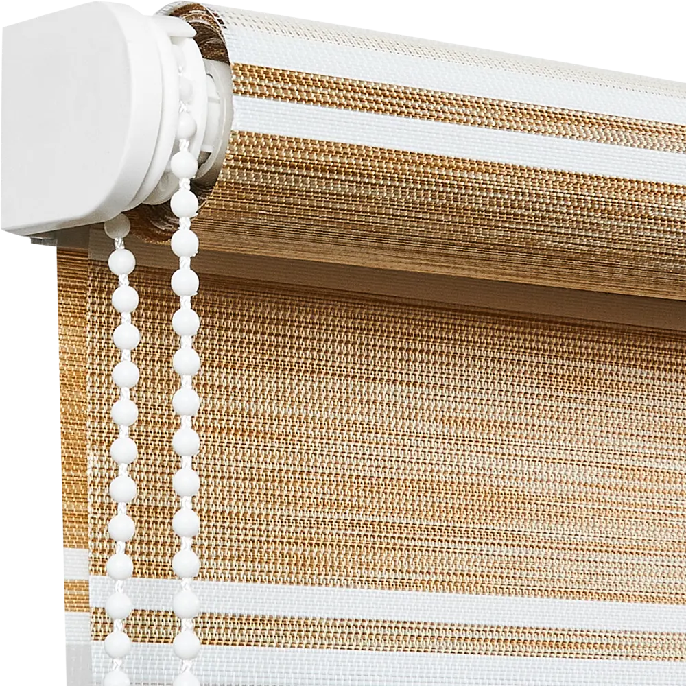 Штора рулонная день-ночь Дэли 55x160 см бежевая MIAMOZA STLM-2208882 - Вид №2