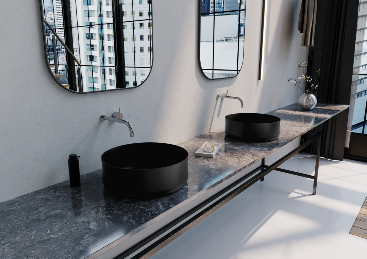 Умывальник KALDEWEI Сталь эмалированная 3186 455 холодный серый 70 3186455 - Вид №4