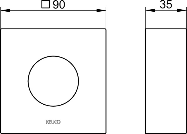 59553370282 Розетка с удлинением KEUCO IXMO - Вид №3