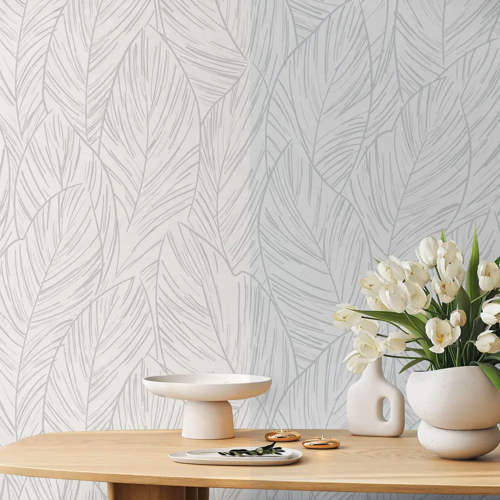 Флизелиновые обои Wallsecret Madeira с растительным узором в скандинавском стиле 89398138 STLM-1569790 - Вид №5