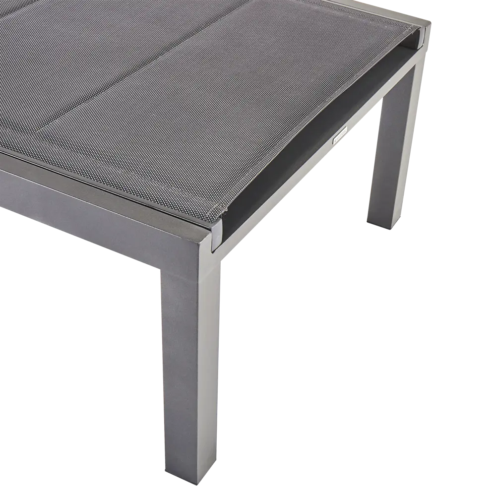 Шезлонг Naterial Aquila II 200x36x75 см алюминий/текстилен серый STLM-2204471 - Вид №13