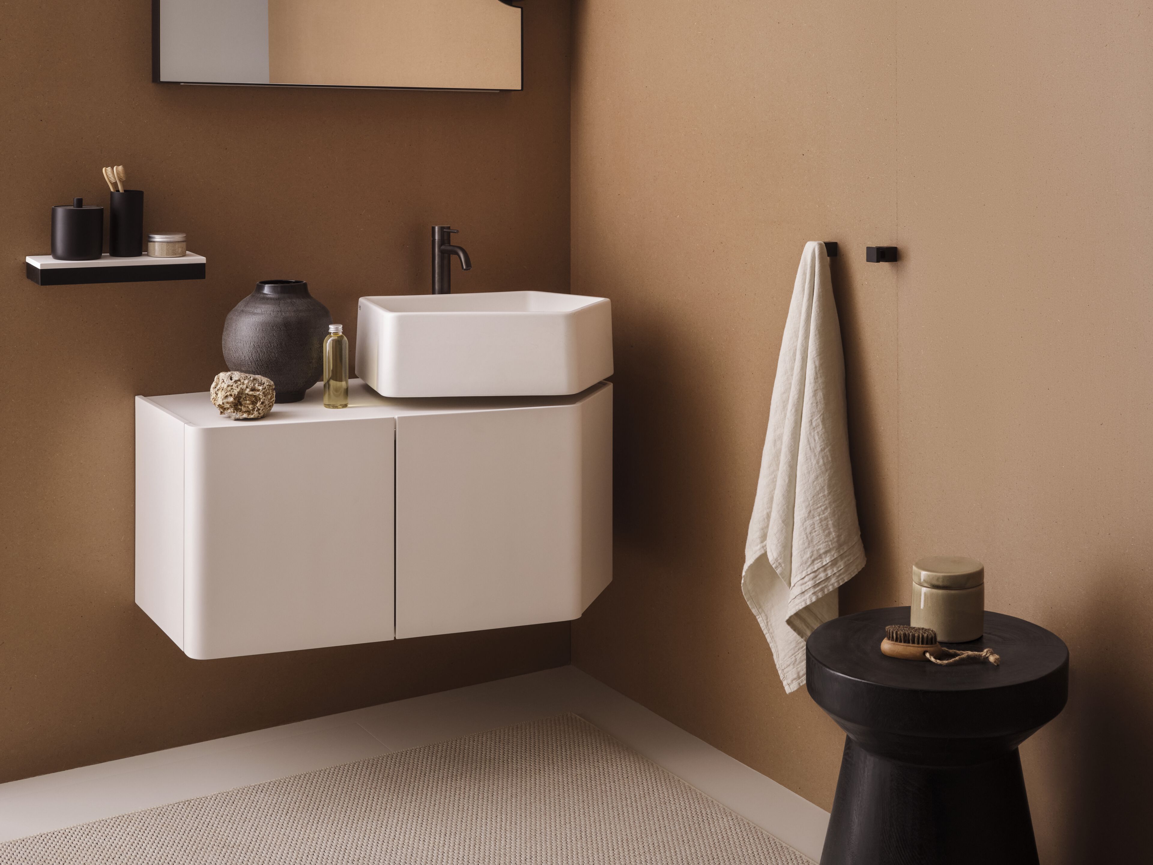 Шкаф с одной раковиной с дверцами Ceramica Cielo Kanto ARCH-00079421 - Вид №1