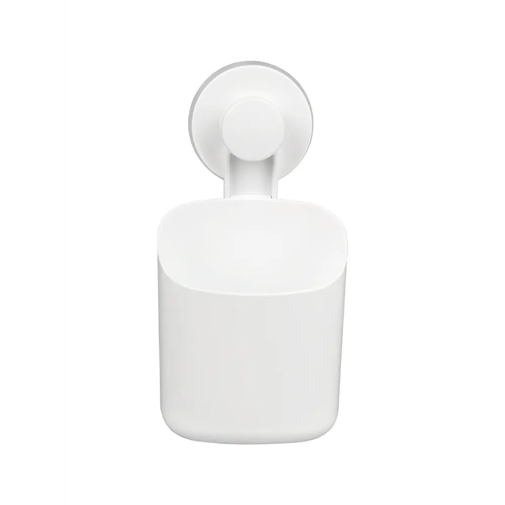 Стакан для щеток на присосках навес easy пластик белый Santreyd STLM-2109202 - Вид №1