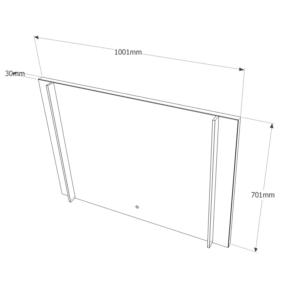 Зеркало Land с подсветкой 100x70 см VIGO STLM-2193463 - Вид №5