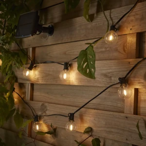 Гирлянда светодиодная Inspire "Elao" 120 Лм на солнечных батареях 6 м цвет черный