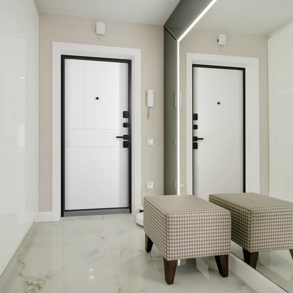 Дверь входная металлическая Лацио 96x201 см правая белая BELWOODDOORS STLM-2205519 - Вид №8