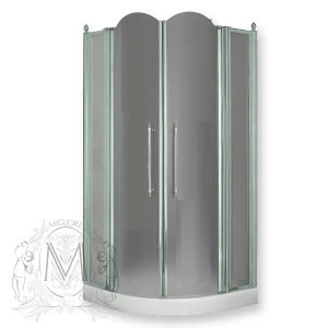 Душевой уголок MIGLIORE Diadema, 90 х 90 х 185 см, стекло матовое