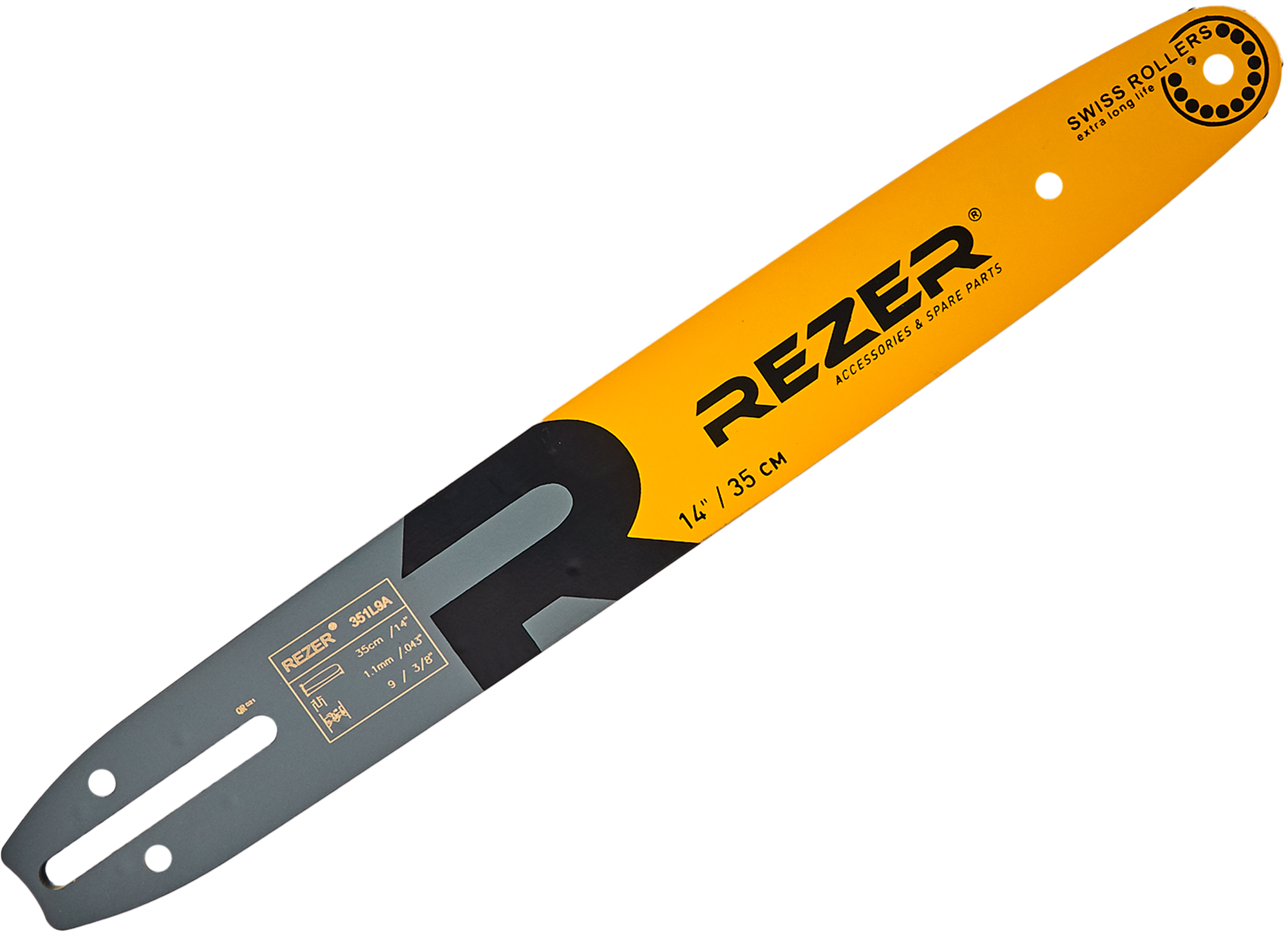 82696568 Шина для цепной пилы Rezer 351 L 9А 3/8" 35 см STLM-0034327 Santreyd