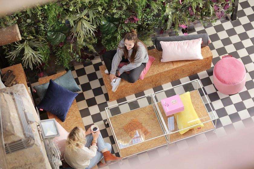 Fatboy Цилиндрическая подушка из однотонной ткани в современном стиле sun-id-1450811 - Вид №8