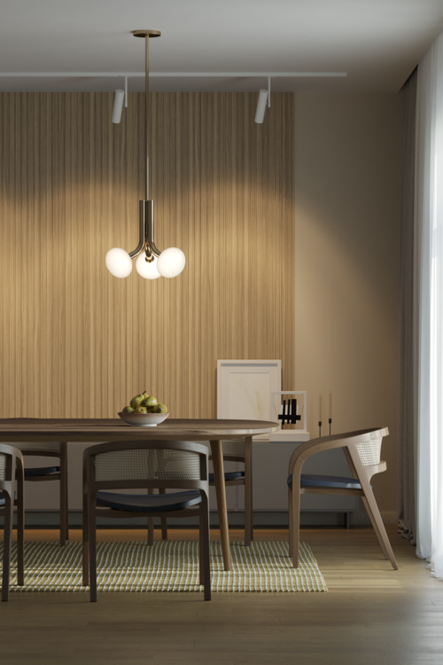 Стеновая 3D панель из реек  AP122502.95 HANNAHHOLZ  - Вид №2