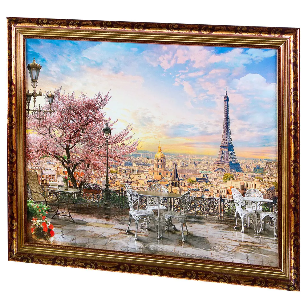 Постер в раме 40х50 см «Париж коллаж» Santreyd STLM-2084347 - Вид №1
