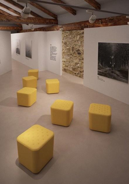 Квадратный пуф с подкладкой Puzzle Santreyd sun-id-1440818 - Вид №6