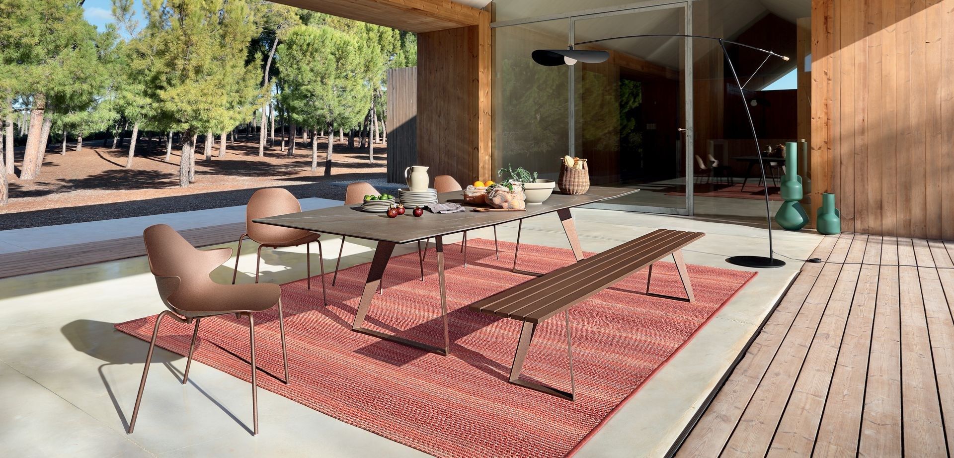 Литой алюминиевый садовый стул ROCHE BOBOIS CHISTERA ARCH-00109770 - Вид №6