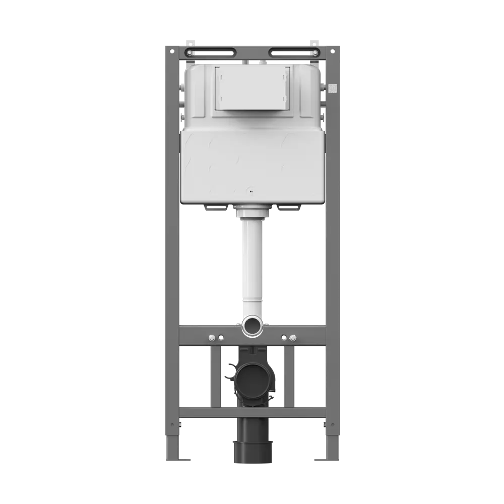 Комплект инсталляции AM.PM Tech с безободковым унитазом Sensea Neo клавиша AM.PM Tech L хром STLM-2180231 - Вид №2