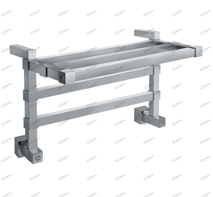 Полотенцесушитель водяной 792 Panorama Margaroli 25x25мм (с полкой)