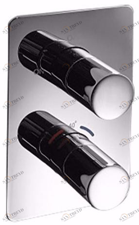 Смеситель для душа на 2 отверстия с тарелкой Surf F8277 Santreyd