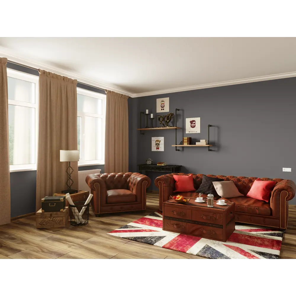 Краска для стен и потолков Trend Farbe цвет Маренго 50 мл Dufa STLM-2108045 - Вид №3