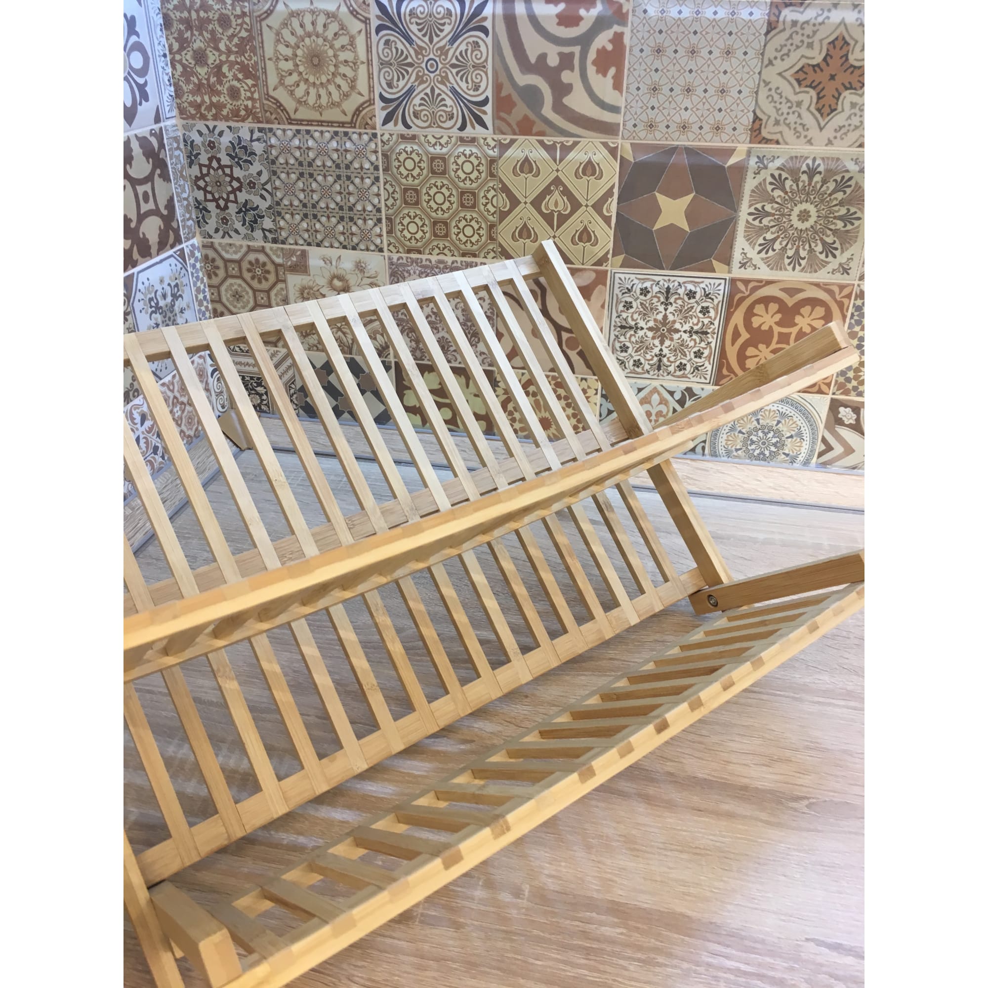 18581472 Сушилка для посуды BAO, 44.5x40x26 см, бамбук Santreyd  - Вид №4