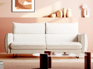 Тканевый диван с электроприводом