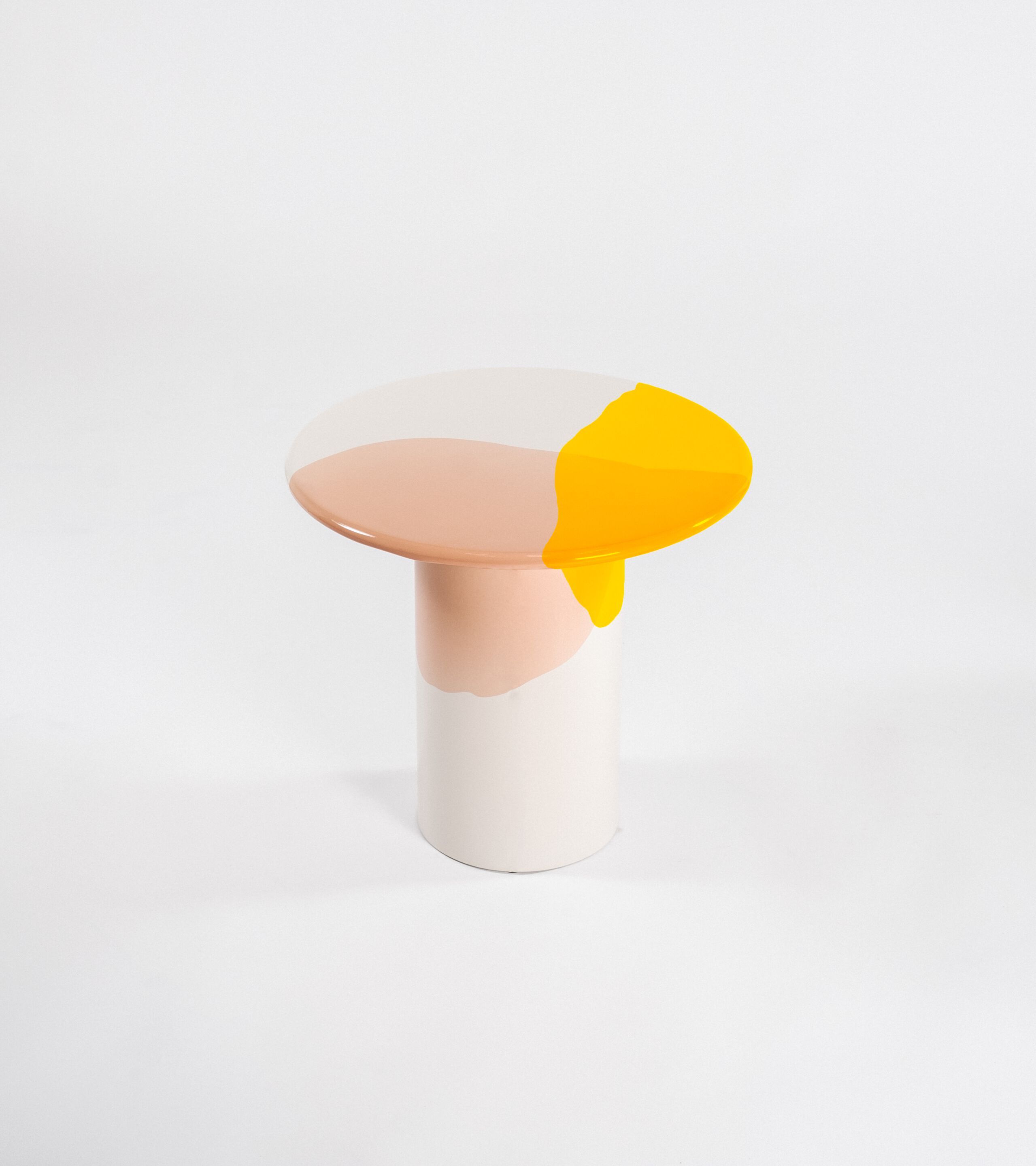 Высокий круглый стол из эмалированной стали Patrick Jouin Edition Drop ARCH-00018944 - Вид №7