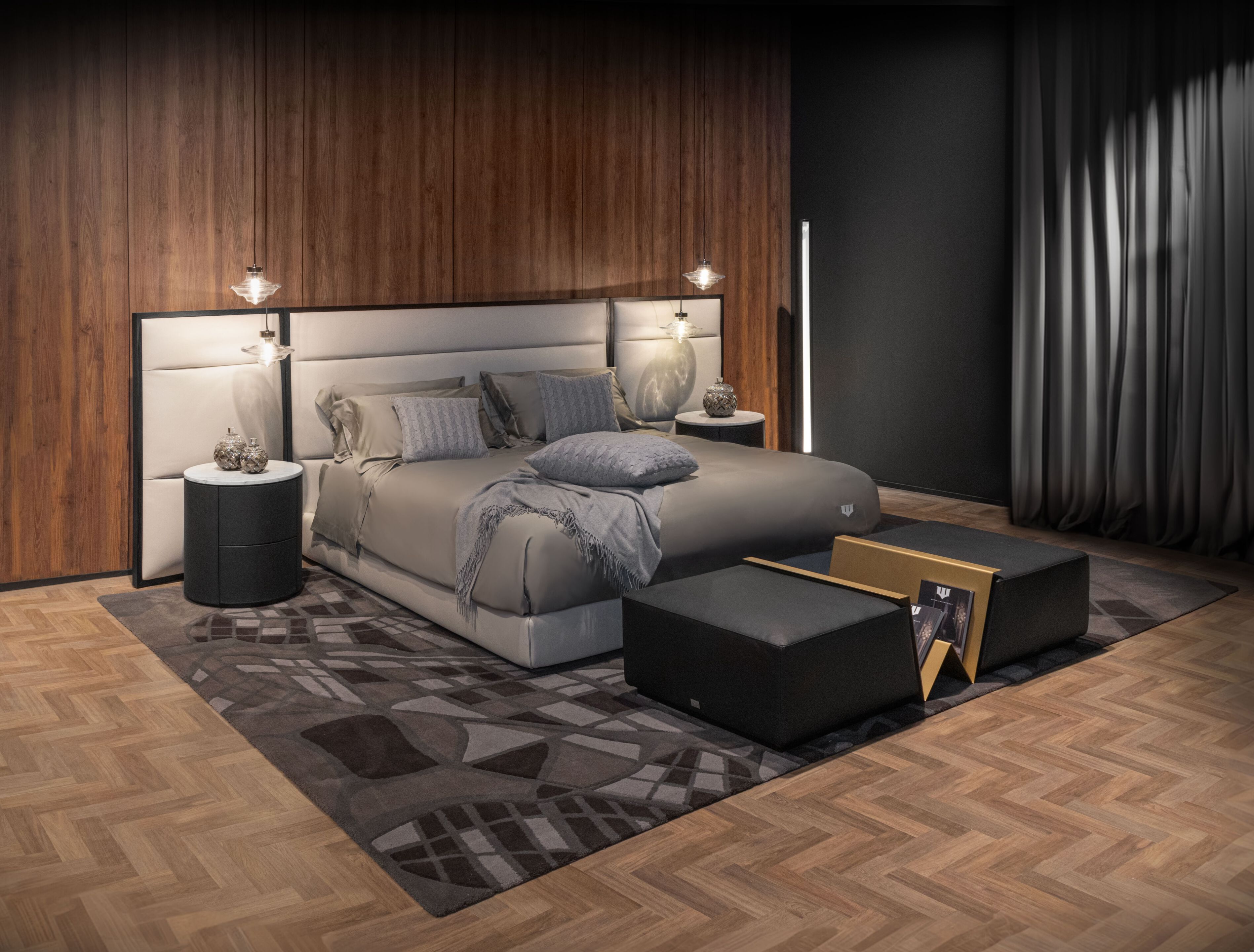 Кожаный пуфик с журнальной стойкой Wayne Enterprises Home Collection WE-158 ARCH-00124735 - Вид №4