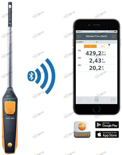 Testo Термоанемометр Bluetooth Smart probes 0560 1405 